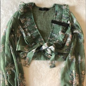 NWT House of Harlow x Revolve Blouse Size Small